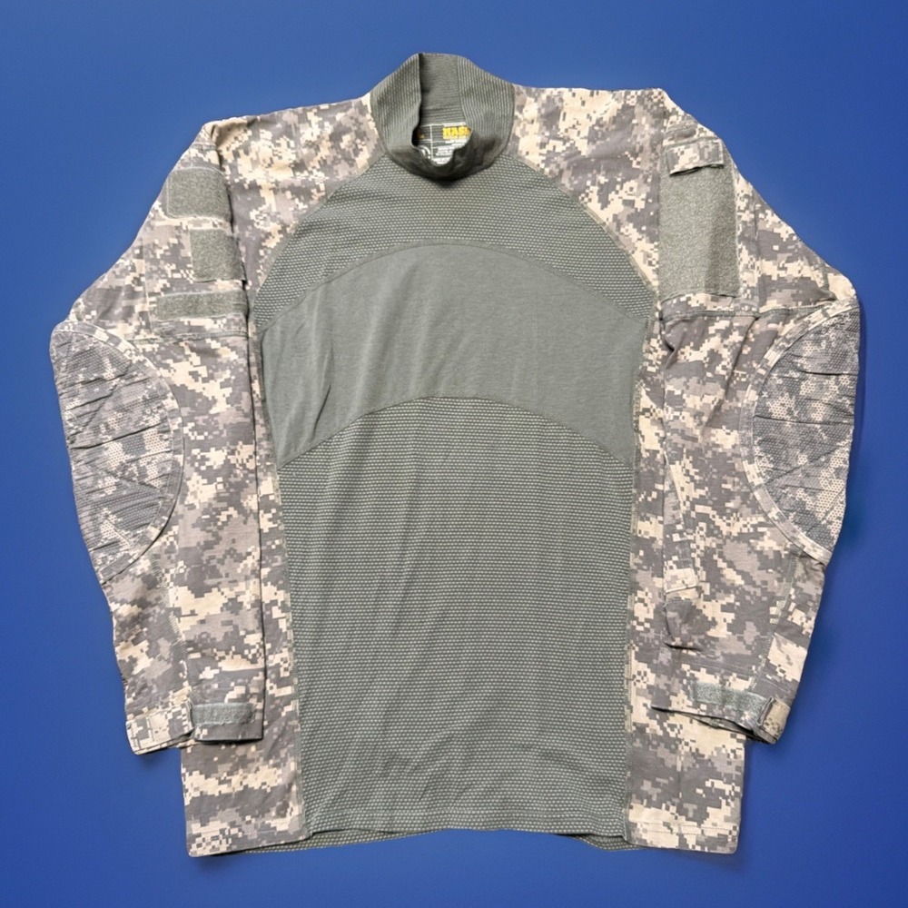 Massif US Army Combat Shirt Large Army‎ Issued Strong Team Soldier Digital Camo